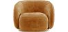 Curved Velvet Upholstered Armchair - Cally image 7