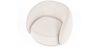 Curved armchair upholstered in bouclé fabric - Cally  image 7