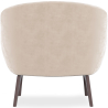 Buy Velvet Upholstered Armchair - Jenna Beige 60694 in the Europe