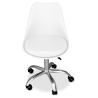 Buy Office Chair with Wheels - Swivel Desk Chair - Tulip White 58487 - prices