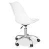 Buy Tulip swivel office chair with wheels White 58487 - in the EU