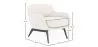 Bouclé Upholstered Armchair - Jenna image 7
