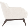 Buy Bouclé Upholstered Armchair - Jenna White 60695 Home delivery