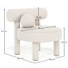 Armchair - Upholstered in Bouclé - Klena image 7