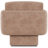 Buy Velvet Upholstered Armchair - Jackson Cream 60698 in the Europe