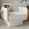 Upholstered Armchair in Bouclé Fabric - Jackson image 7