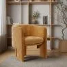 Velvet Upholstered Armchair - Callum image 7