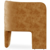 Buy Velvet Upholstered Armchair - Callum Mustard 60700 at Privatefloor