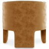 Buy Velvet Upholstered Armchair - Callum Mustard 60700 in the Europe