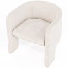 Buy Design Armchair - Bouclé Fabric Upholstered Armchair - Curtis White 60701 in the Europe