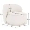 Bouclé Fabric Upholstered Armchair - Mykel image 7