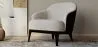  Velvet Upholstered Armchair - Luc image 7