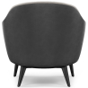 Buy  Velvet Upholstered Armchair - Luc Light grey 60704 Home delivery