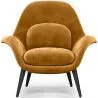 Velvet Upholstered Armchair - Uyere image 7