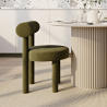 Buy Dining Chair - Upholstered in Velvet - Rhys Beige 60708 in the Europe