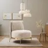 Designer Armchair - Velvet Upholstered - Kanla image 7