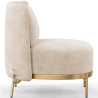 Buy Designer Armchair - Velvet Upholstered - Kanla Beige 61001 at Privatefloor