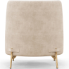 Buy Designer Armchair - Velvet Upholstered - Kanla Beige 61001 in the Europe
