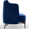 Buy Two-Seater Sofa - Upholstered in Velvet - Terrec Dark blue 61002 at Privatefloor