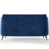 Buy Two-Seater Sofa - Upholstered in Velvet - Terrec Dark blue 61002 Home delivery