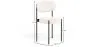 Pack of 4 - Dining Chair - Upholstered in Bouclé Fabric - Black Metal - Margot image 7