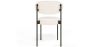 Pack of 4 - Dining Chair - Upholstered in Bouclé Fabric - Black Metal - Margot image 7