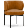 Buy Dining Chair - Upholstered in Velvet - Loraine Mustard 61007 - prices