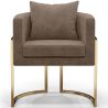 Dining Chair - With armrests - Upholstered in Velvet - Giorgia image 7