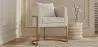 Dining Chair - With armrests - Upholstered in Bouclé Fabric - Giorgia image 7