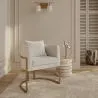 Dining Chair - With armrests - Upholstered in Bouclé Fabric - Giorgia image 7