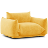 Buy Armchair - Velvet Upholstery - Wers Mustard 61011 at Privatefloor