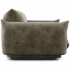 Buy 3-Seater Sofa - Velvet Upholstery - Wers Taupe 61013 at Privatefloor