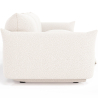 Buy 3-Seater Sofa - Bouclé Fabric Upholstery - Wers White 61014 in the Europe