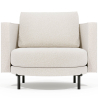 Buy Designer Armchair - Upholstered in Bouclé Fabric - Maura White 61019 - in the EU