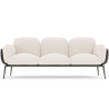 Buy 3-Seater Sofa - Upholstered in Bouclé Fabric - Vandan White 61024 - in the EU