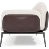 Buy 3-Seater Sofa - Upholstered in Bouclé Fabric - Vandan White 61024 at Privatefloor