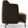 Buy Three-seat Sofa - Velvet Upholstery - Terron Taupe 61026 at Privatefloor