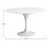 Round Dining Table -  110 cm - Tulip image 7