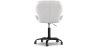 Office Chair with Wheels - Swivel Desk Chair - Upholstered in Faux Leather - Black Wito Frame image 7