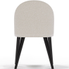 Buy Dining Chair - Upholstered in Bouclé Fabric - Grata White 61051 in the Europe