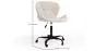 Office Chair with Wheels - Swivel Desk Chair - Upholstered in Bouclé Fabric - Black Wito Frame image 7