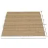 Rectangular Jute Rug - Boho Bali - 150x200 CM - Jaya image 7