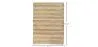 Rectangular Jute Rug - Boho Bali - 120x150 CM - Ghana image 7
