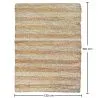 Rectangular Jute Rug - Boho Bali - 120x150 CM - Ghana image 7