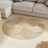 Buy Round Jute Rug - Boho Bali - 100 CM - Gabba Natural 61080 Home delivery