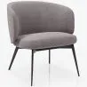 Curved Upholstered Design Armchair - Contemporary Style - Opreh image 7