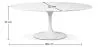 Oval Marble Dining Table - Tulip image 7