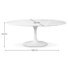 Buy Tulipan Table - Marble - 199 cm Marble 15419 home delivery