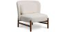 Bouclé Fabric and Wood Armchair - Brina image 7