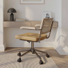 Buy Rattan Office Chair - Swivel - Goner Brown 61143 at Privatefloor